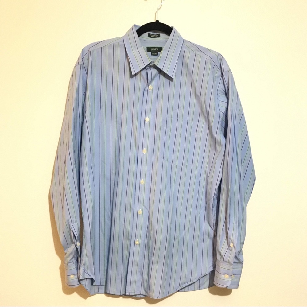 J Crew Long Sleeve Dress Shirt Medium 15 1/2